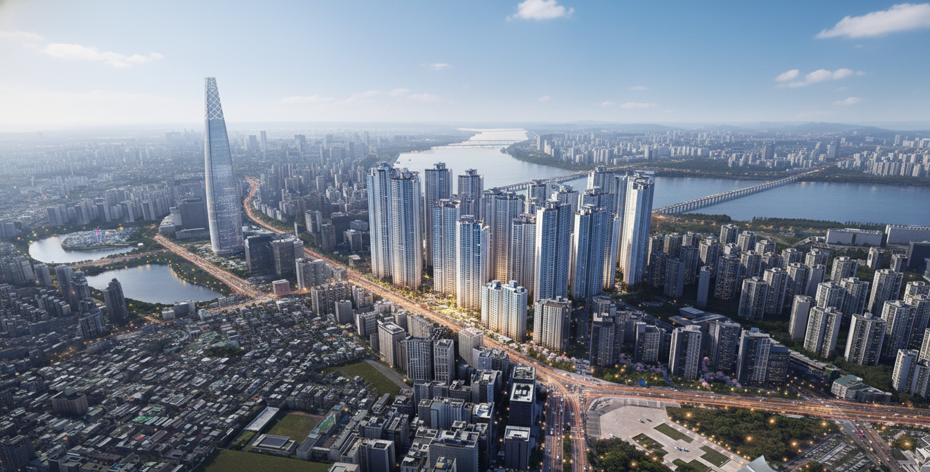 청담 르엘 항공뷰